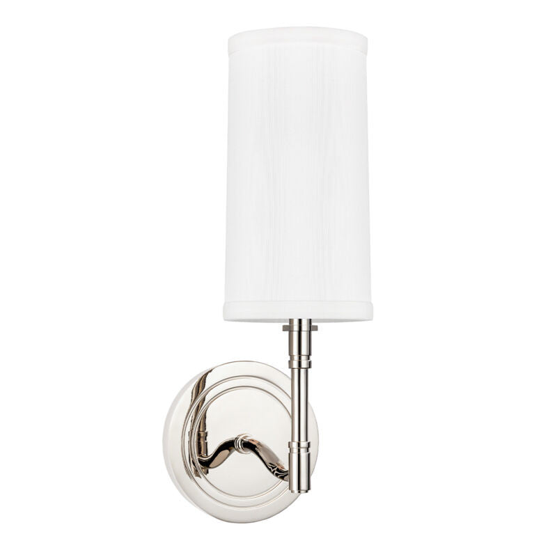 Hudson Valley Lighting Dillon Wall Sconce in Polished Nickel 361-PN