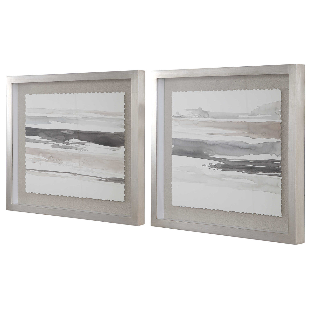 Uttermost Neutral Landscape Framed Prints Set/2 36114