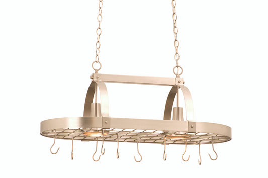 Kalco Contemporary 2 Light Pot Rack 3616SN