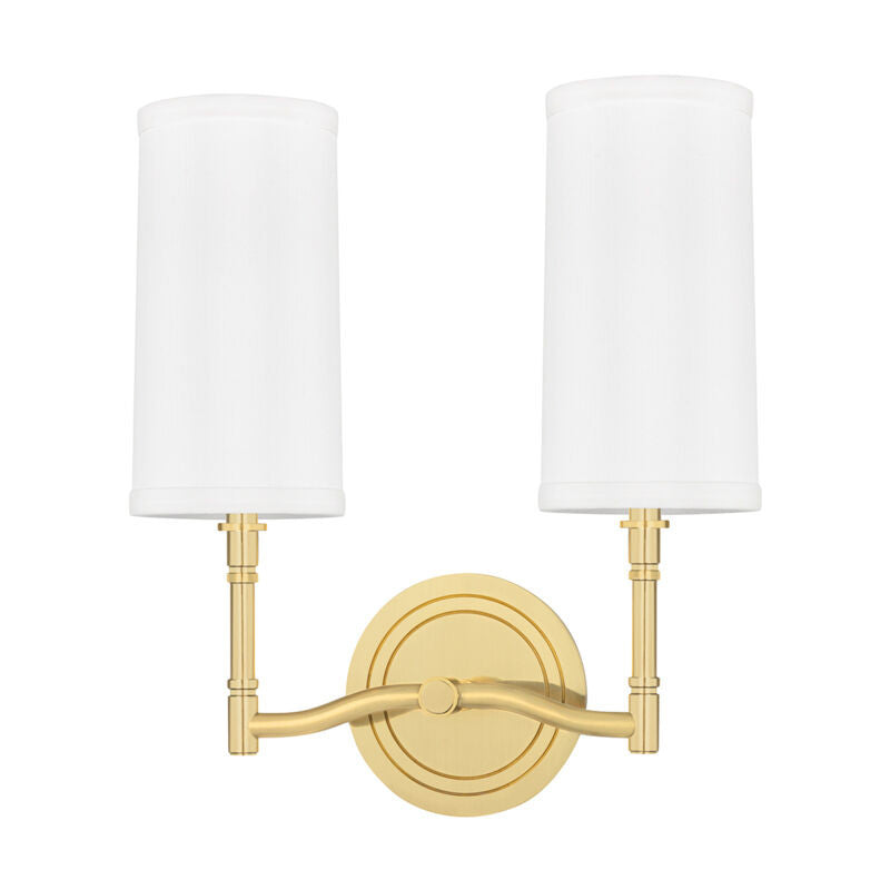 Hudson Valley Lighting Dillon Wall Sconce in Aged Brass 362-AGB