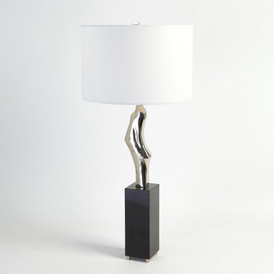 Global Views Conceptual Lamp Nickel 8.82618