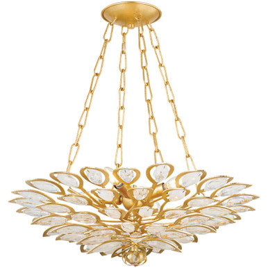 Corbett Lighting VITTORIA Chandelier in Gold Leaf 363-24-GL