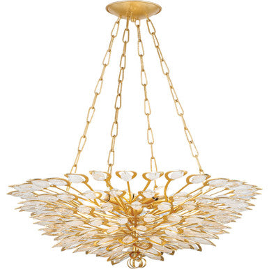 Corbett Lighting VITTORIA Chandelier in Gold Leaf 363-32-GL