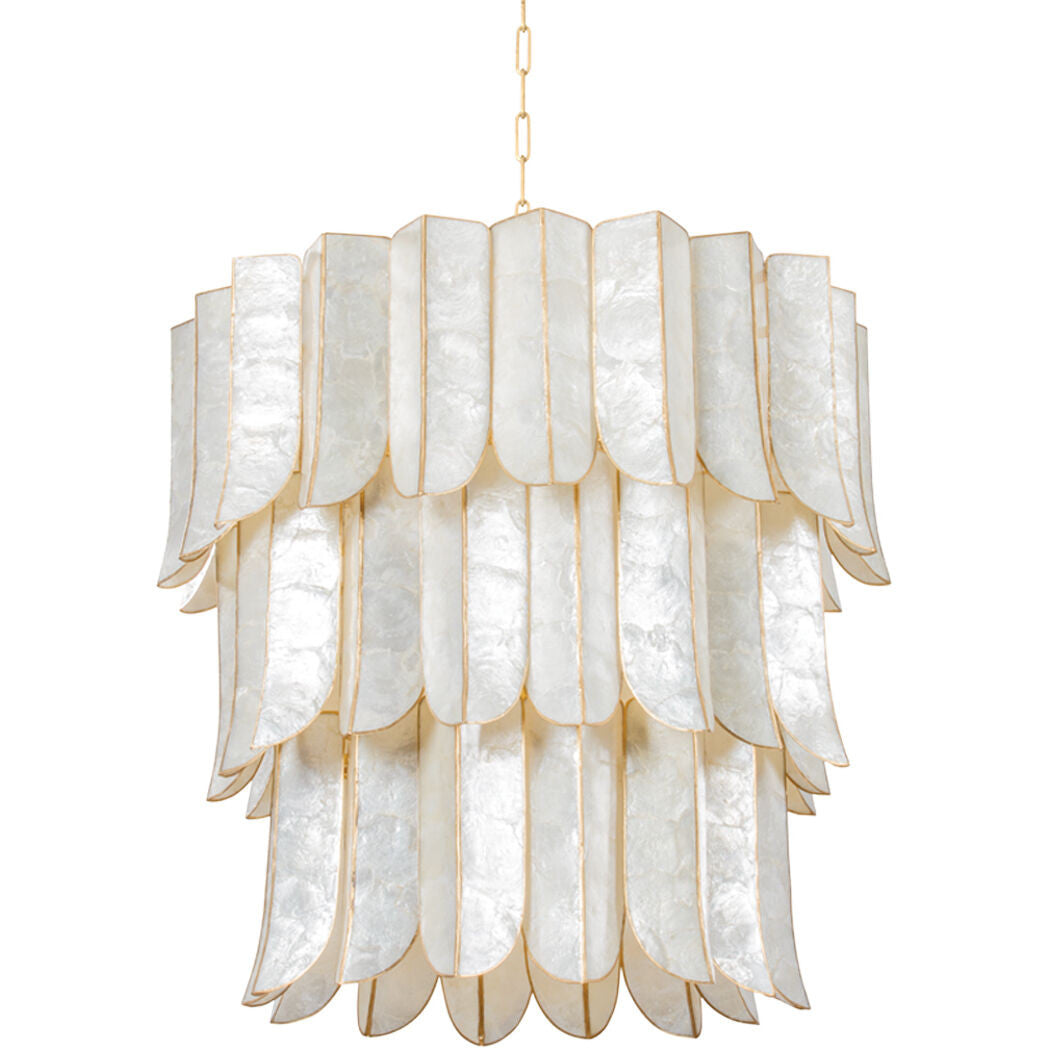 Corbett Lighting CARTAGENA Chandelier in Vintage Gold Leaf 365-32-VGL