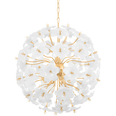 Corbett Lighting HYGEA Chandelier in Gold Leaf 367-33-GL