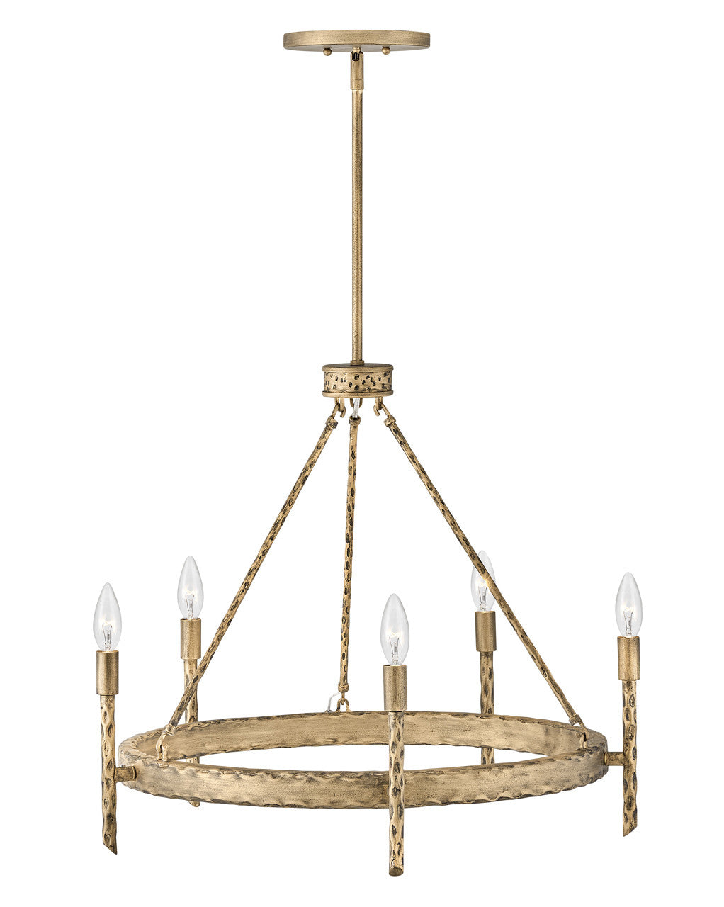 Hinkley Lighting Tress Medium Single Tier Champagne Gold 3675CPG