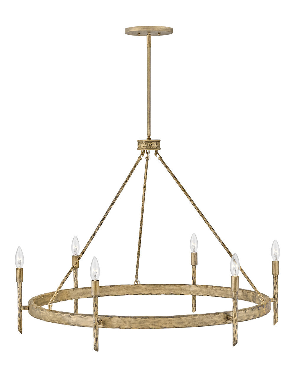 Hinkley Lighting Tress Large Single Tier Champagne Gold 3678CPG