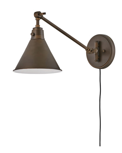 Hinkley Lighting Arti Small Single Light Sconce Olde Bronze 3690OB