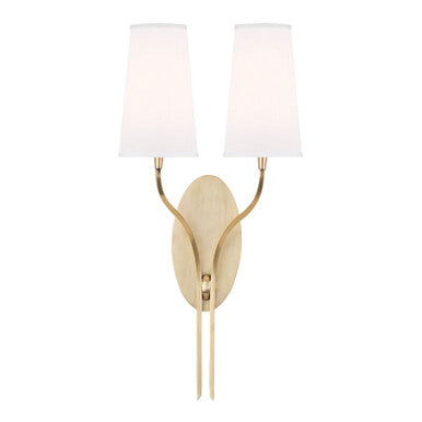 Hudson Valley Lighting Rutland Wall Sconce in Aged Brass 3712-AGB-WS