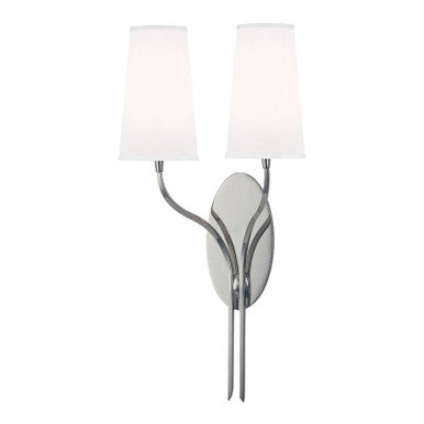 Hudson Valley Lighting Rutland Wall Sconce in Polished Nickel 3712-PN-WS