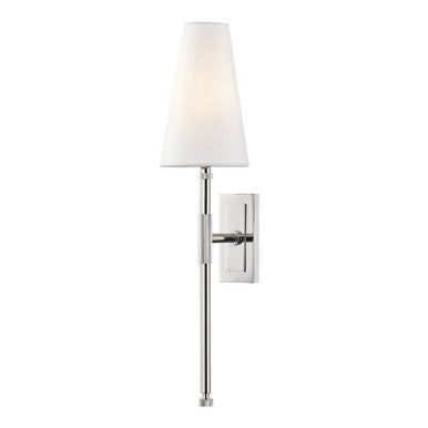 Hudson Valley Lighting Bowery Wall Sconce in Polished Nickel 3721-PN