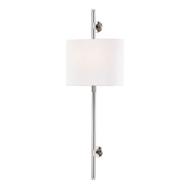 Hudson Valley Lighting Bowery Wall Sconce in Polished Nickel 3722-PN