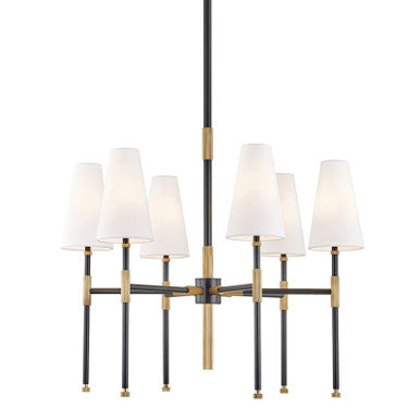 Hudson Valley Lighting Bowery Chandelier in Aged Old Bronze 3728-AOB