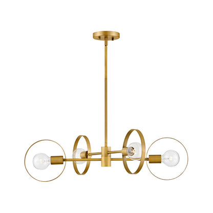 Hinkley Lighting Desi Medium Single Tier Lacquered Brass 37294LCB