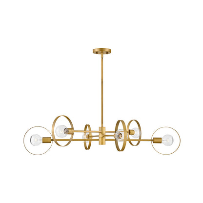 Hinkley Lighting Desi Large Single Tier Lacquered Brass 37296LCB