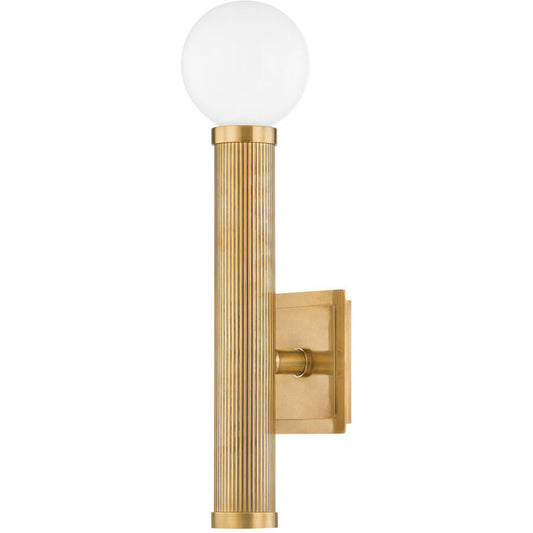 Corbett Lighting PIENZA Wall Sconce in Vintage Brass 373-01-VB