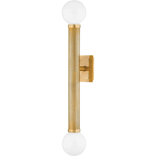 Corbett Lighting PIENZA Wall Sconce in Vintage Brass 373-02-VB