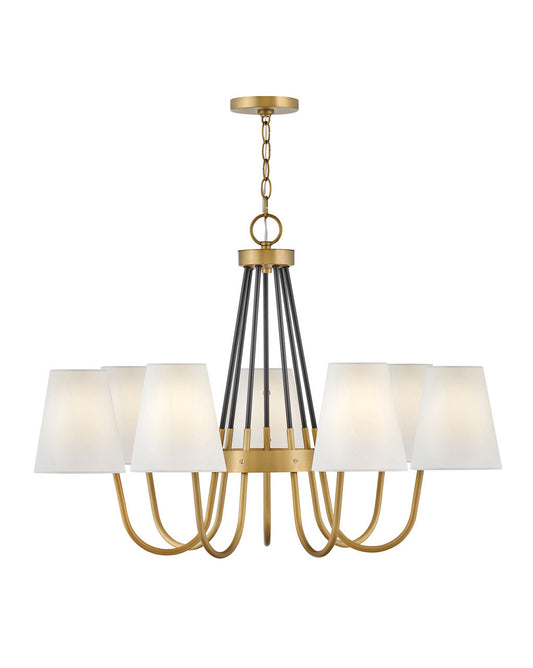 Hinkley Lighting Aston Large Single Tier Heritage Brass 37386HB