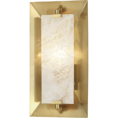 Robert Abbey  Gemma Wall Sconce in Modern Brass Finish with Rock Crystal Accent 373