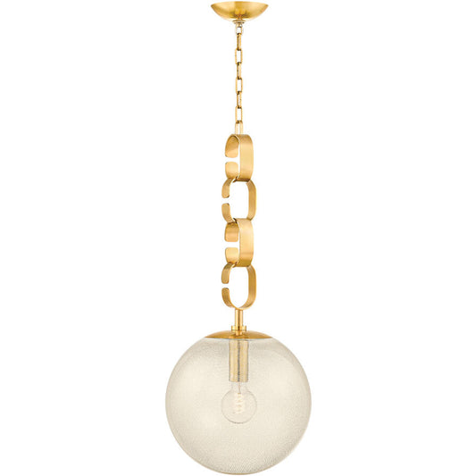 Corbett Lighting NESSA Pendant in Vintage Brass 374-13-VB