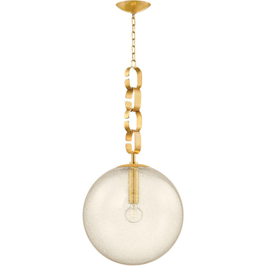 Corbett Lighting NESSA Pendant in Vintage Brass 374-18-VB