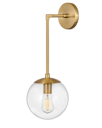 Hinkley Lighting Warby Single Light Sconce Heritage Brass 3742HB