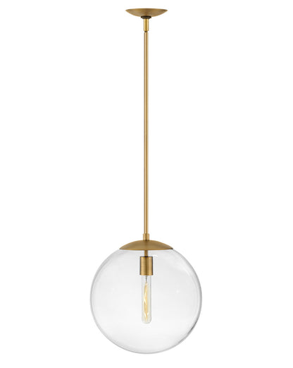 Hinkley Lighting Warby Medium Orb Pendant Heritage Brass 3744HB