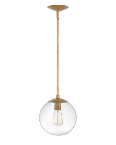 Hinkley Lighting Warby Small Pendant Heritage Brass 3747HB