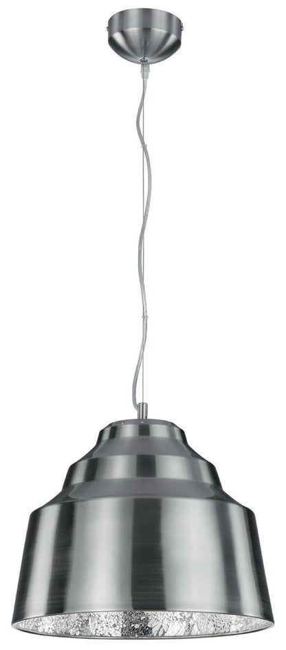 Arnsberg Naples LED Metal Pendant in Satin Nickel / Silver 376610307