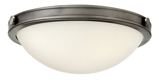 Hinkley Lighting Maxwell Small Flush Mount Antique Nickel 3782AN