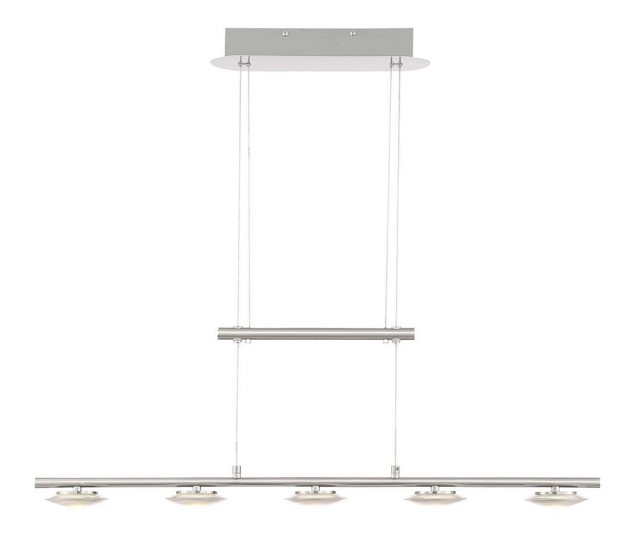 Arnsberg Santiago LED Pendant Light in Satin Nickel 378510507