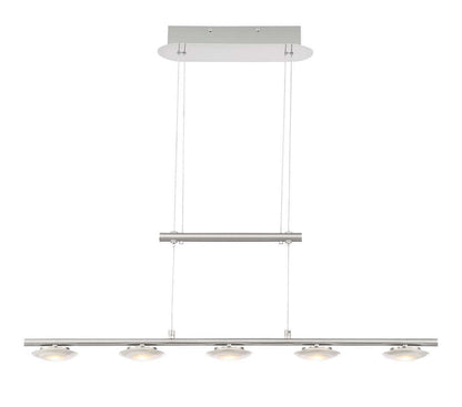 Arnsberg Santiago LED Pendant Light in Satin Nickel 378510507