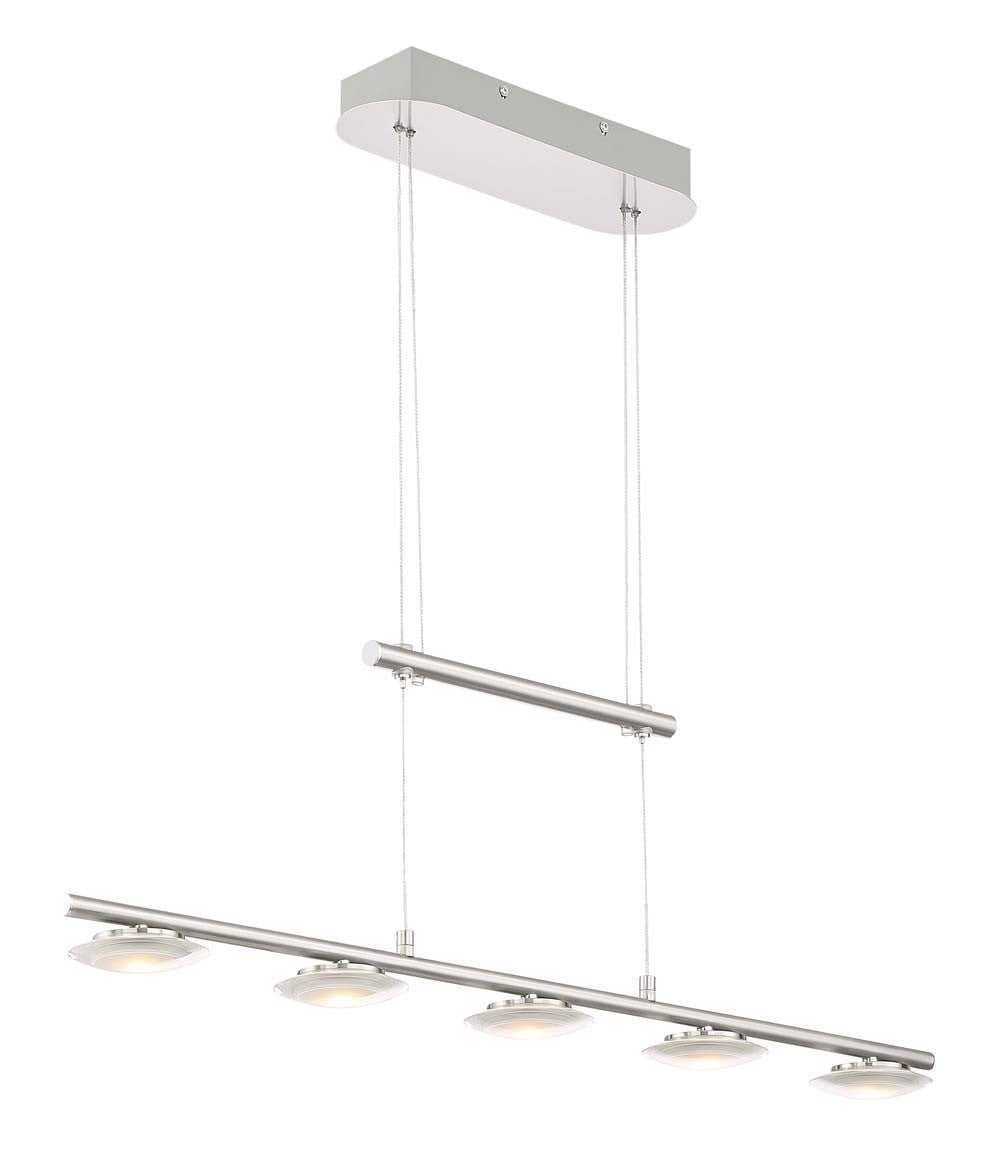 Arnsberg Santiago LED Pendant Light in Satin Nickel 378510507