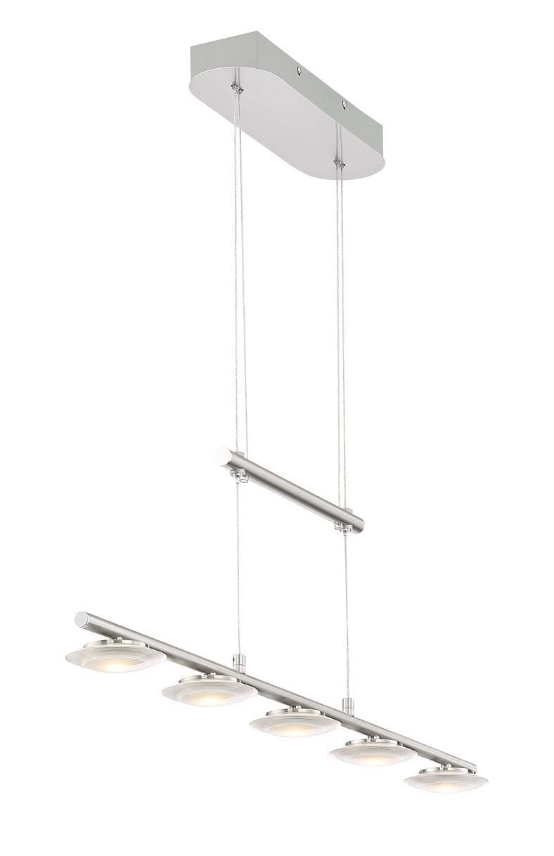 Arnsberg Santiago LED Pendant Light in Satin Nickel 378510507