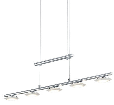 Arnsberg Santiago LED Pendant Light in Satin Nickel 378510507