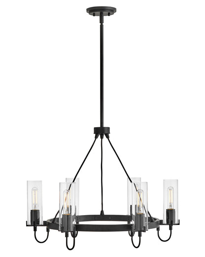 Hinkley Lighting Ryden Medium Chandelier Black 37855BK