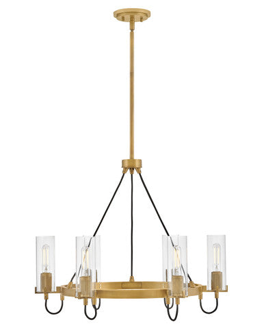 Hinkley Lighting Ryden Medium Chandelier Heritage Brass 37855HB