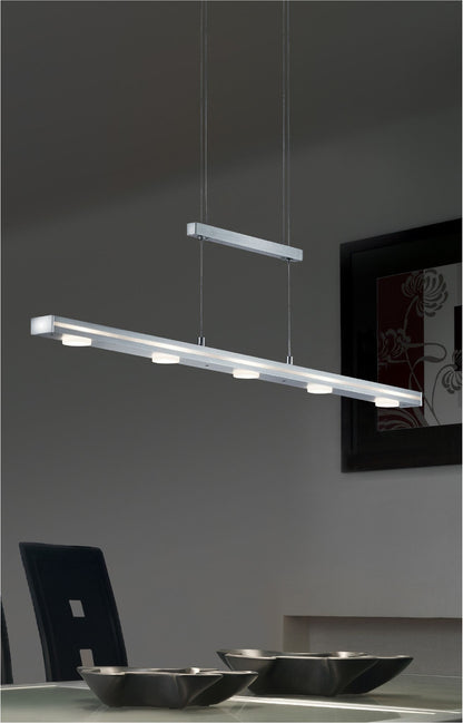 Arnsberg Cavallo LED Pendant Light in Brushed Aluminum 379090505