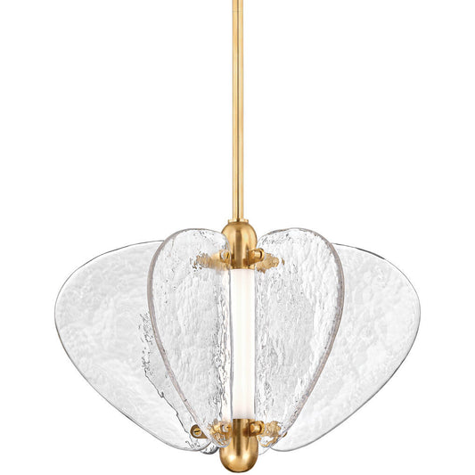 Corbett Lighting FREYA Pendant in Vintage Brass 380-20-VB