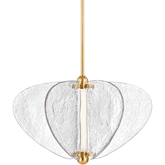 Corbett Lighting FREYA Pendant in Vintage Brass 380-30-VB