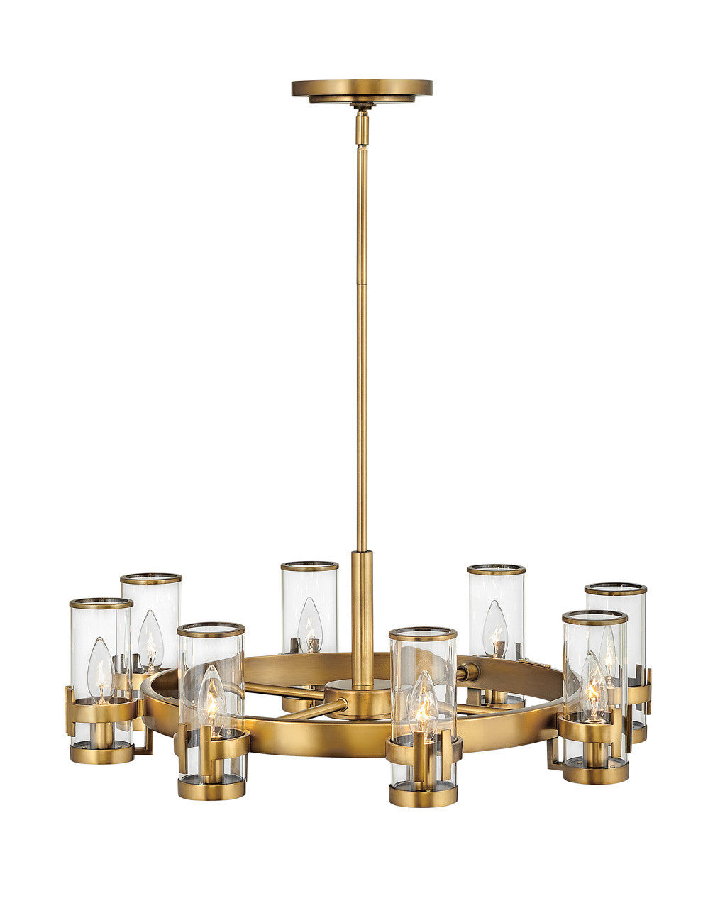 Hinkley Lighting Reeve Medium Single Tier Heritage Brass 38106HB