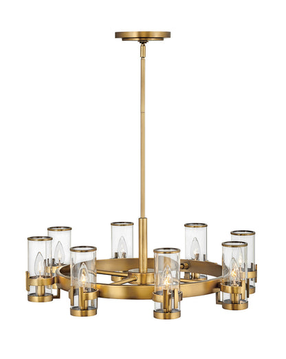 Hinkley Lighting Reeve Medium Single Tier Heritage Brass 38106HB