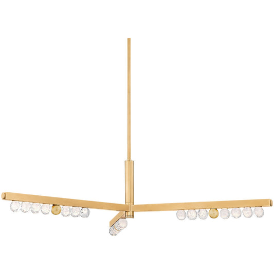 Corbett Lighting ANNECY Chandelier in Vintage Brass 382-50-VB