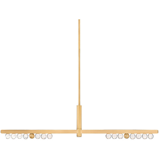 Corbett Lighting ANNECY Linear in Vintage Brass 382-51-VB