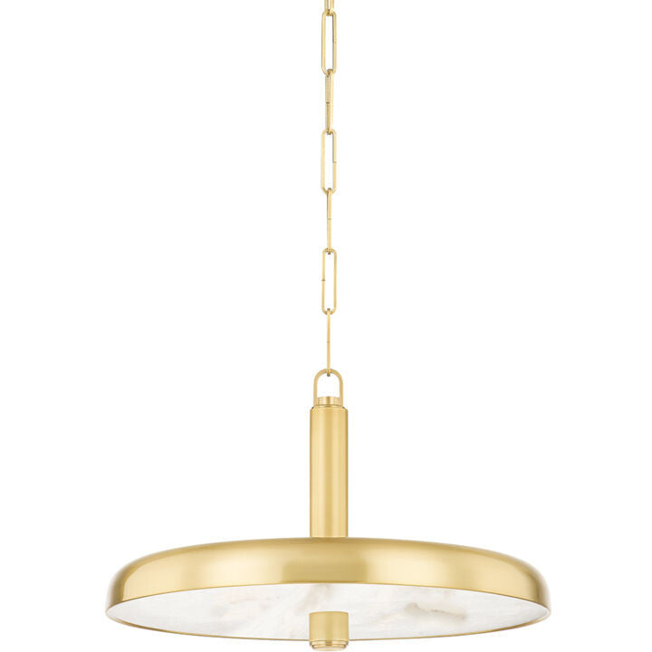 Hudson Valley Lighting Reynolds Pendant in Aged Brass 3820-AGB