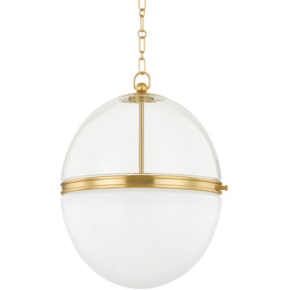 Hudson Valley Lighting Donnell Pendant in Aged Brass 3821-AGB