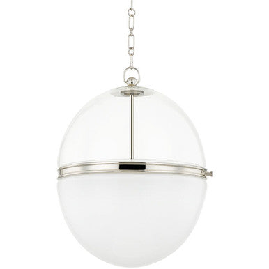 Hudson Valley Lighting Donnell Pendant in Polished Nickel 3821-PN