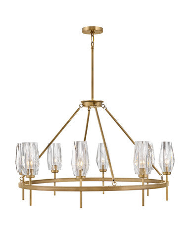 Hinkley Lighting Ana Large Single Tier Heritage Brass 38258HB