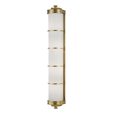 Hudson Valley Lighting Albany Wall Sconce in Aged Brass 3833-AGB