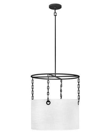 Hinkley Lighting Tribeca Medium Drum Black 38404BLK